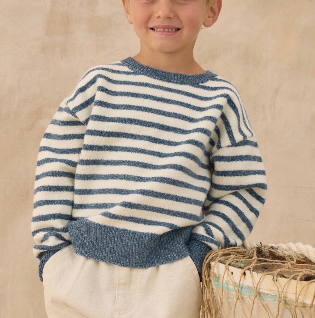 Rylee + Cru - Aspen Sweater Maritime Stripe