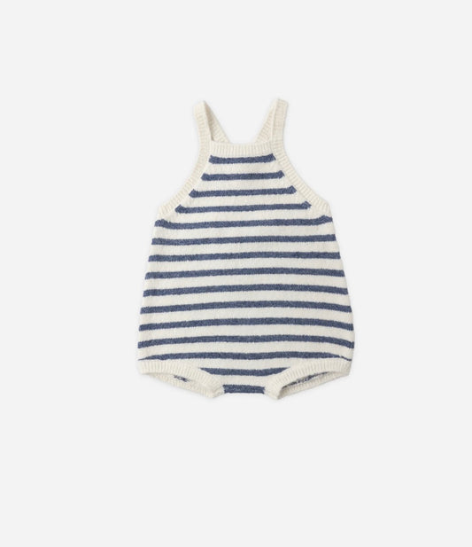 Rylee + Cru - Fisher Romper Maritime Stripe
