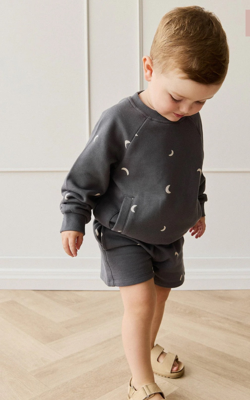 Jamie Kay - Organic Cotton Jalen Short - Crescent Moon Icelandic