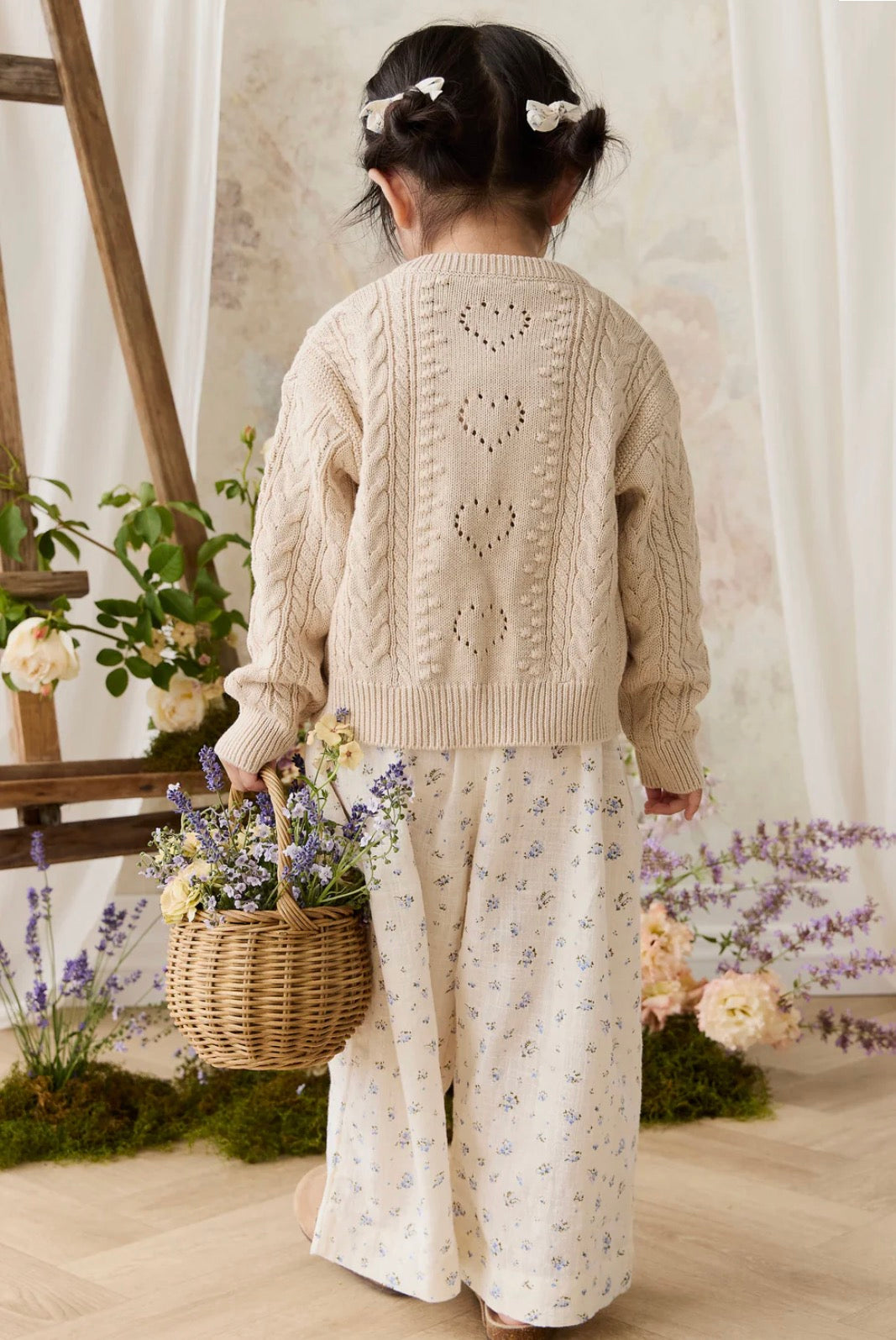 Jamie Kay - Josephine Cardigan - Light Oatmeal Marle