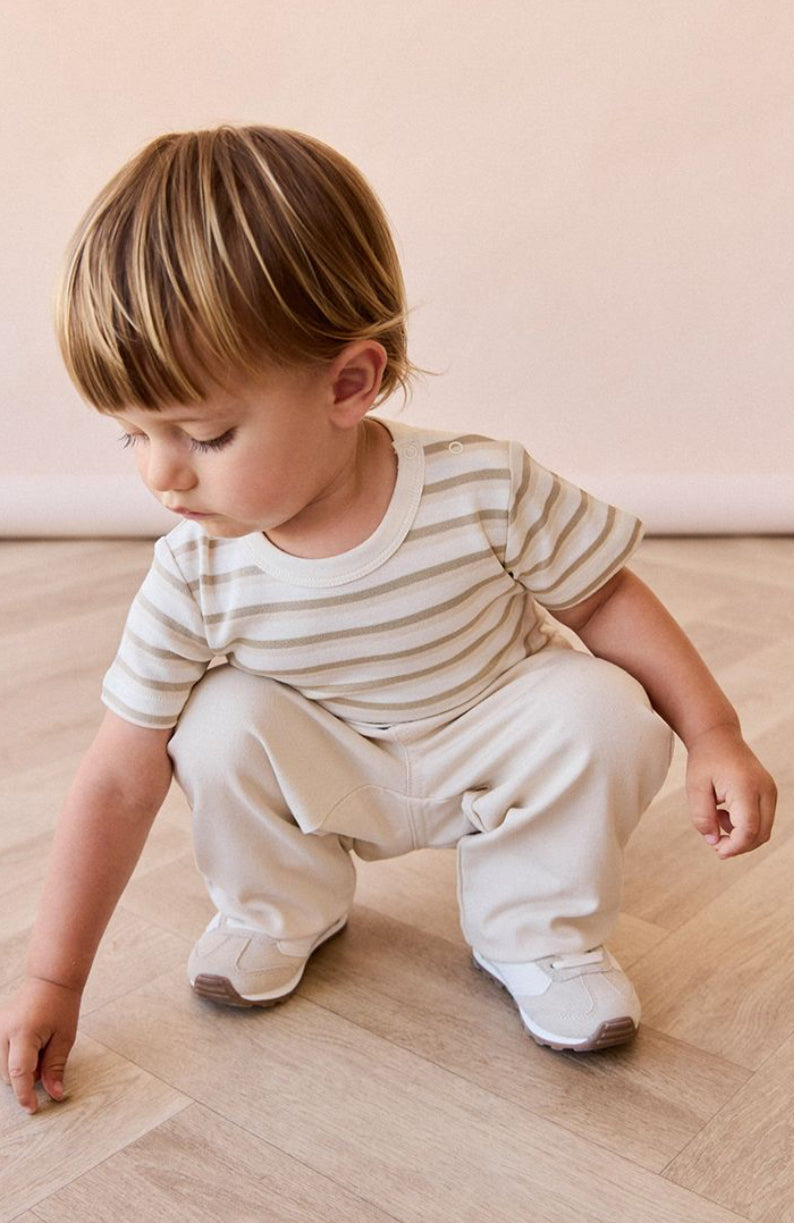 Jamie Kay - Pima Cotton Willem Tee - Sundrenched Stripe