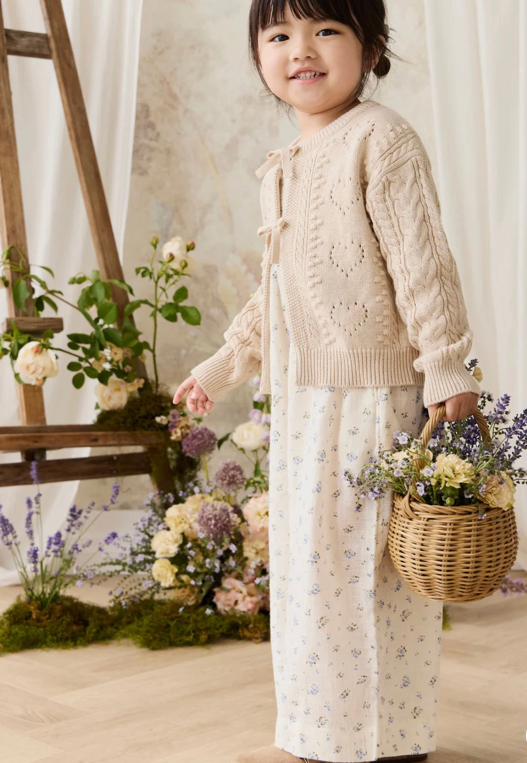 Jamie Kay - Josephine Cardigan - Light Oatmeal Marle