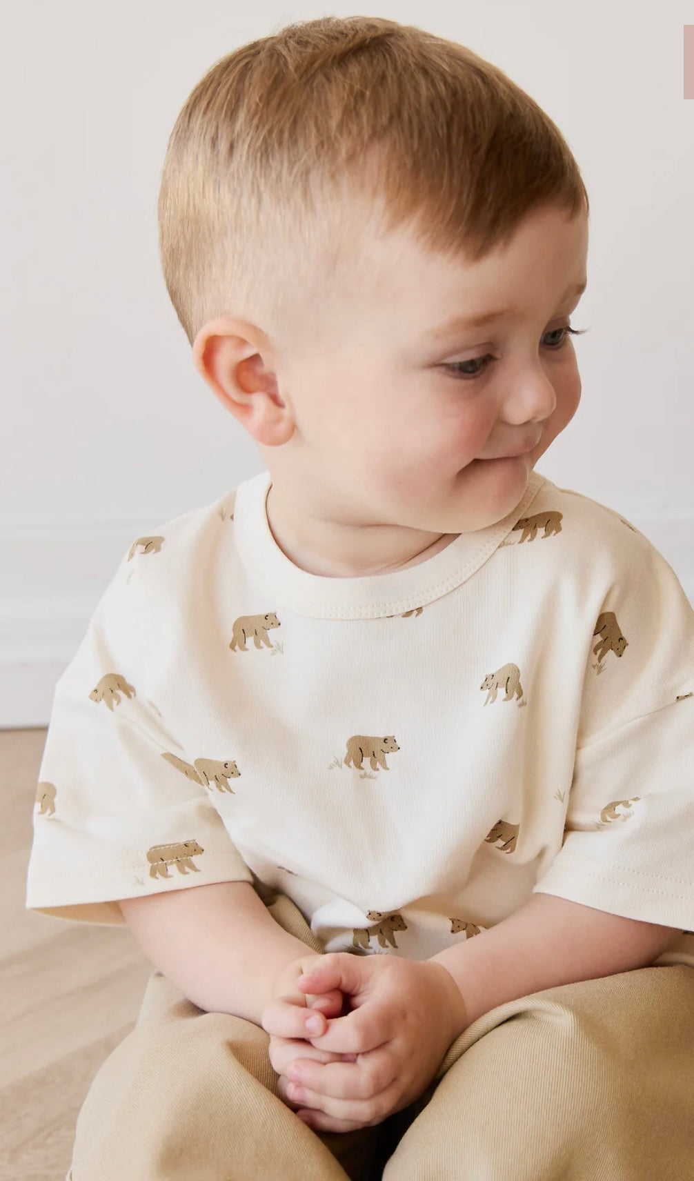 Jamie Kay - Pima Cotton Wesley Tee - Cub Walked Samoyed