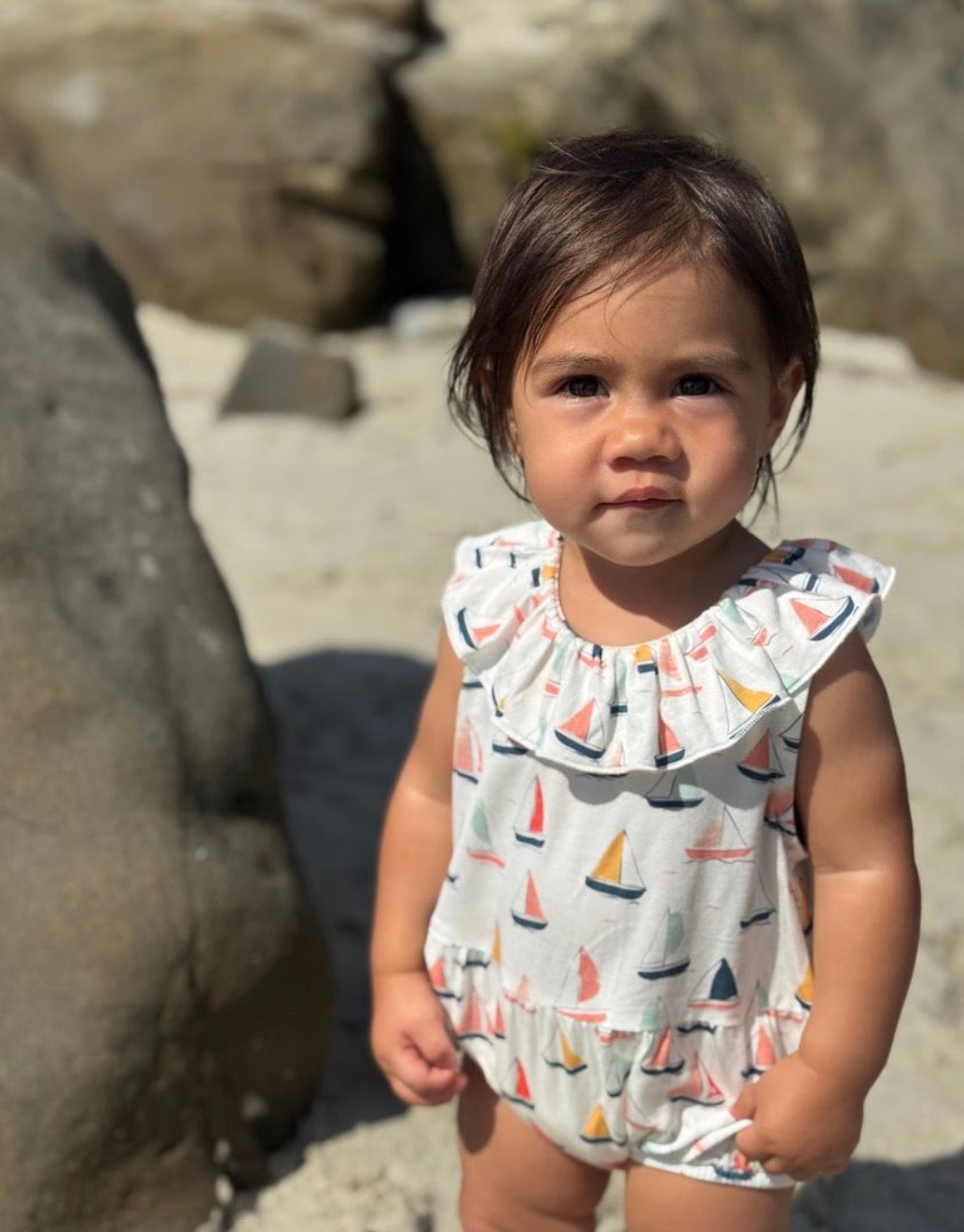 Vignette - Taylor Bubble Romper - Boats