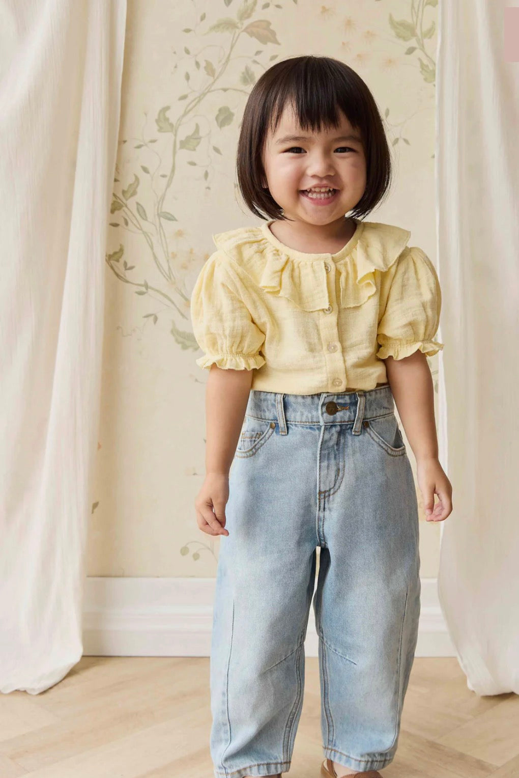 Jamie Kay - Organic Cotton Muslin Alora Top - Sunshine