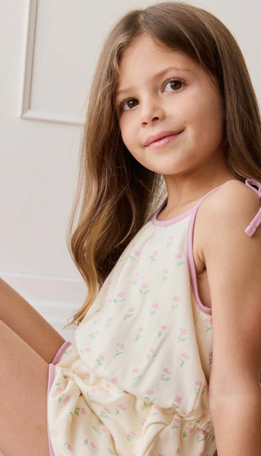 Jamie Kay - Organic Cotton Lilith Playsuit - Lila Pink