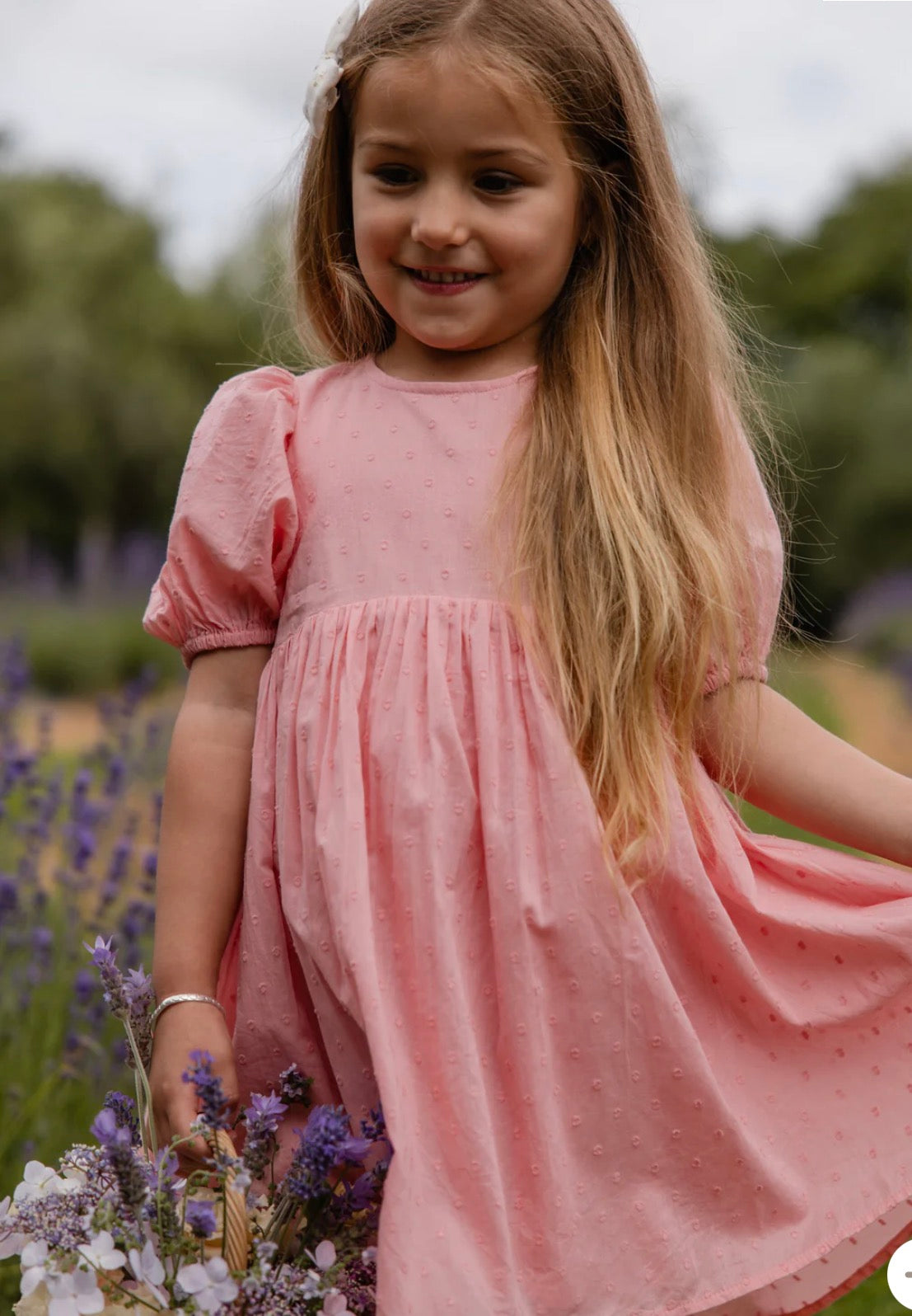 Jamie Kay - Organic Cotton Frannie Dress - Swiss Pink