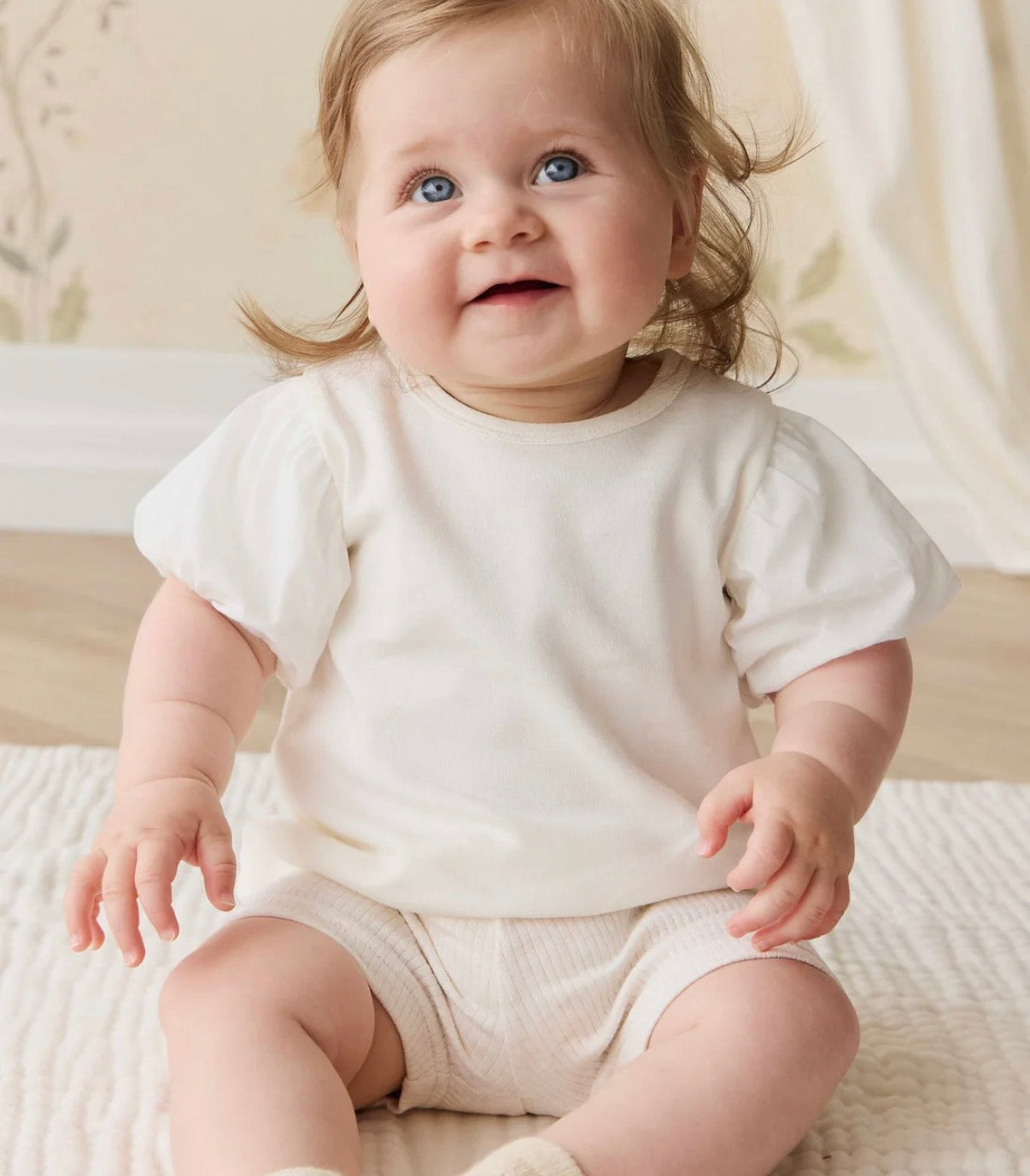 Jamie Kay - Pima Cotton Myla Top - Parchment