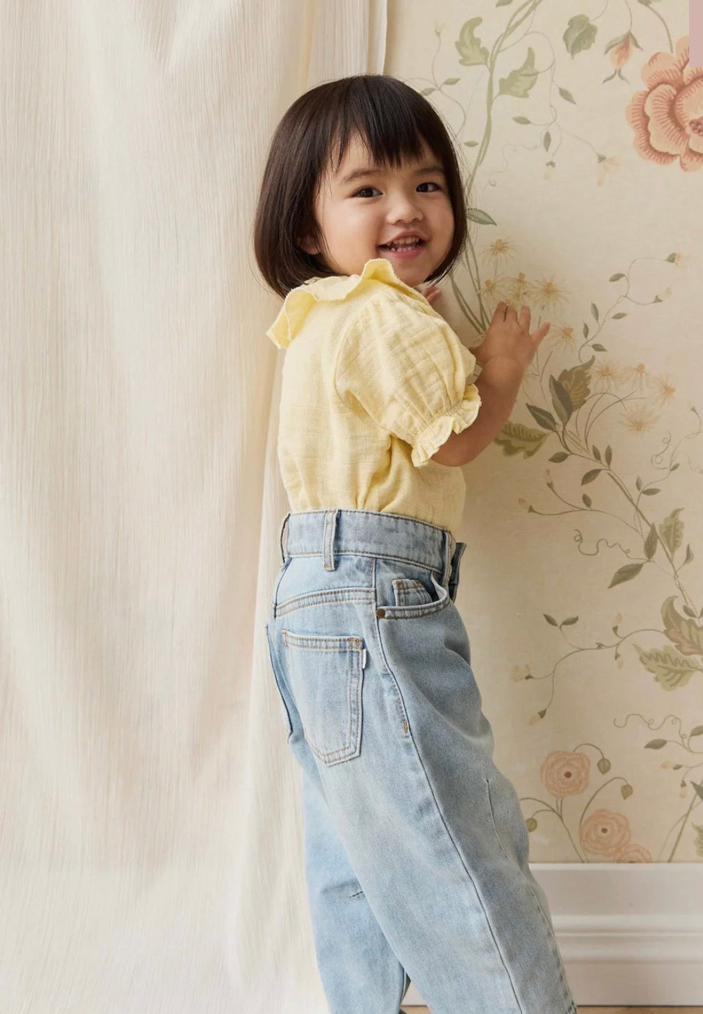 Jamie Kay - Organic Cotton Muslin Alora Top - Sunshine