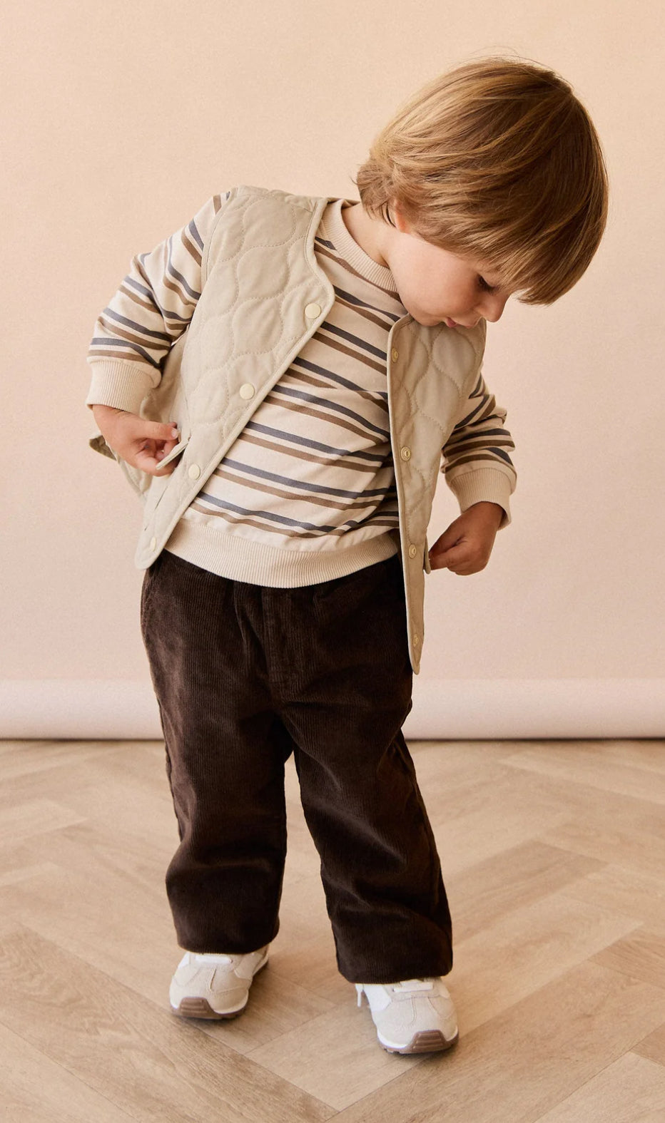 Jamie Kay - Organic Cotton Jalen Oversized Jumper -Raynor Stripe North Sea