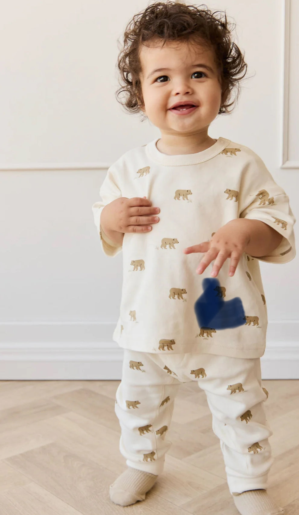 Jamie Kay - Pima Cotton Wesley Pant - Cub Walk Samoyed