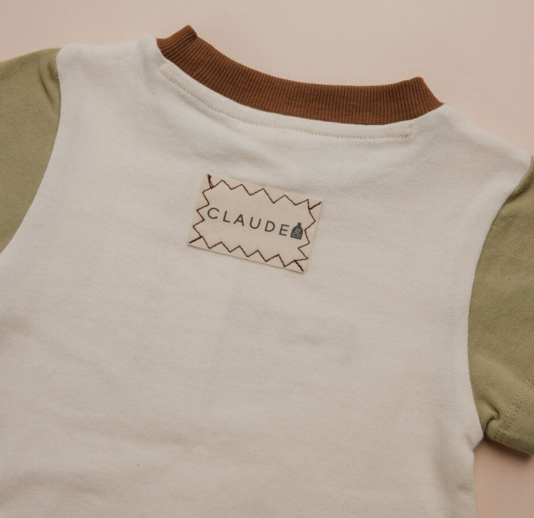 Claude & Co - Devon Pistachio Baby Romper