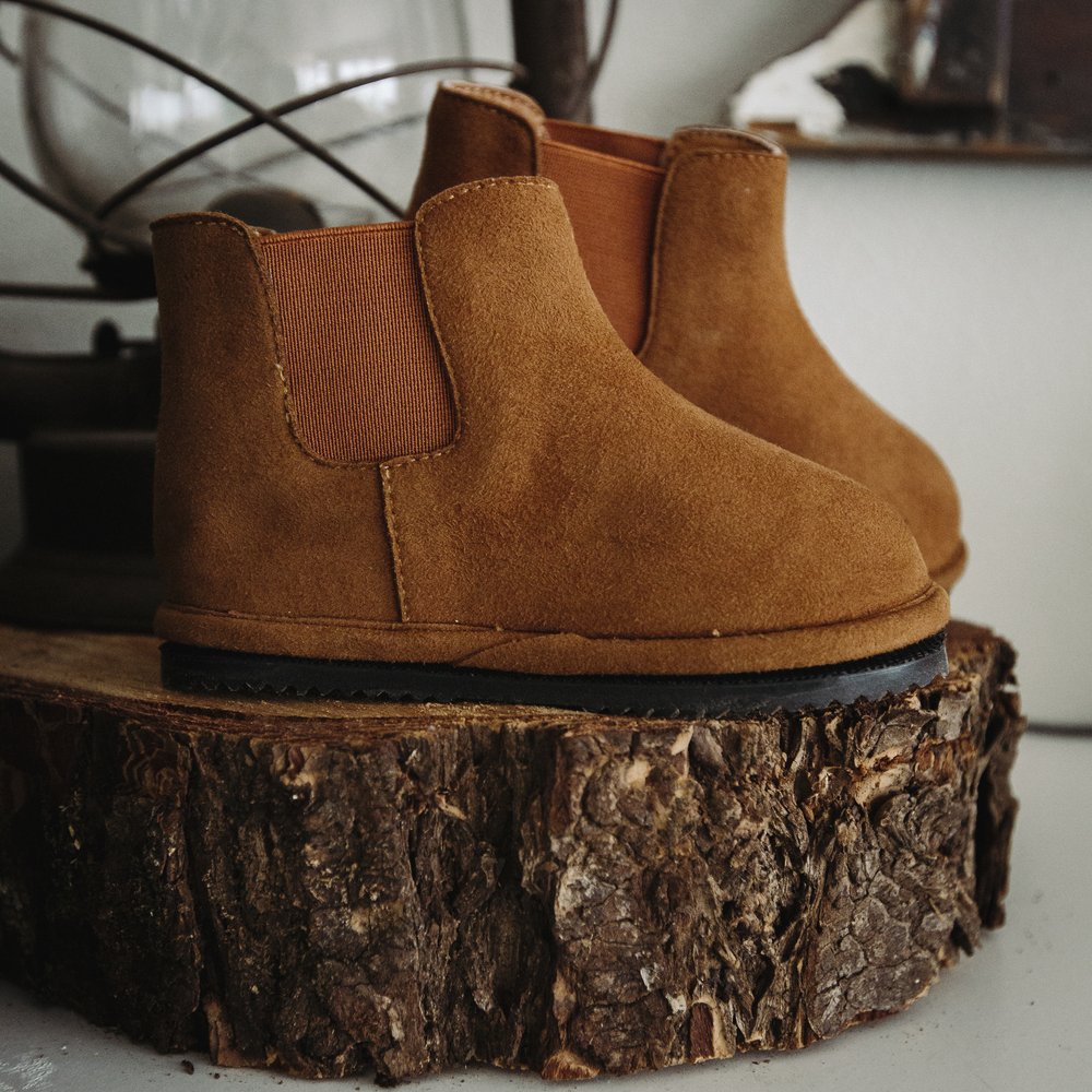 Kids Brown Chelsea Boots – Non-Slip & Easy Wear - online purchase only