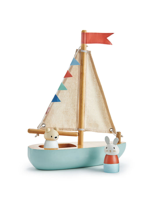 Tender Leaf Toys Sailaway Boat - online purchase only