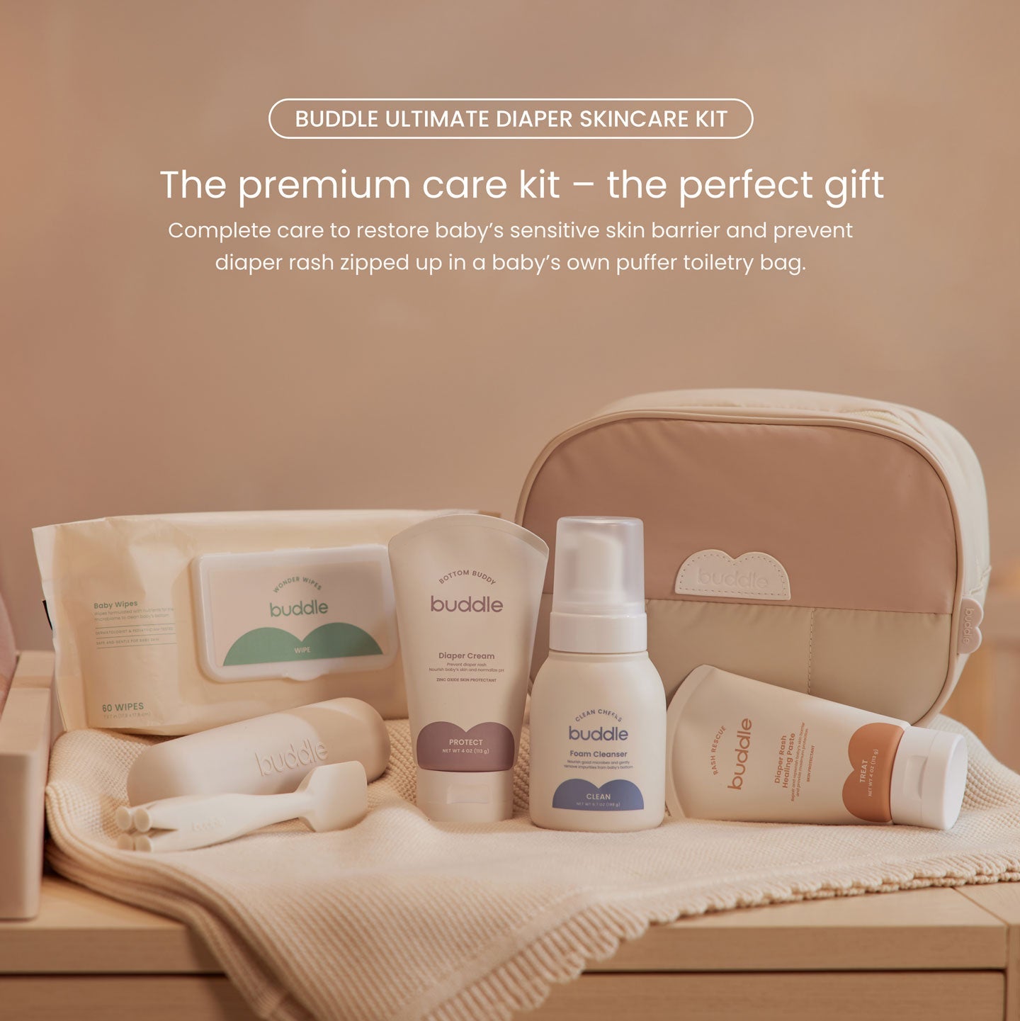 Buddle Ultimate Diaper Skincare Kit- online purchase only