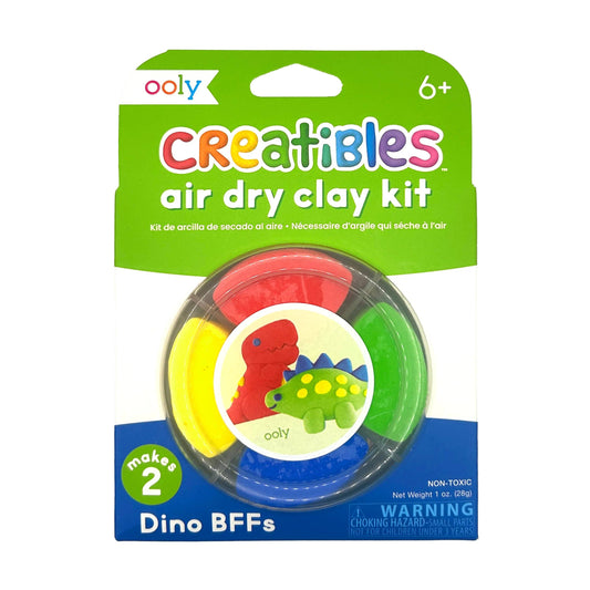 OOLY - Creatibles Air Dry Clay Kit - Dino Pals