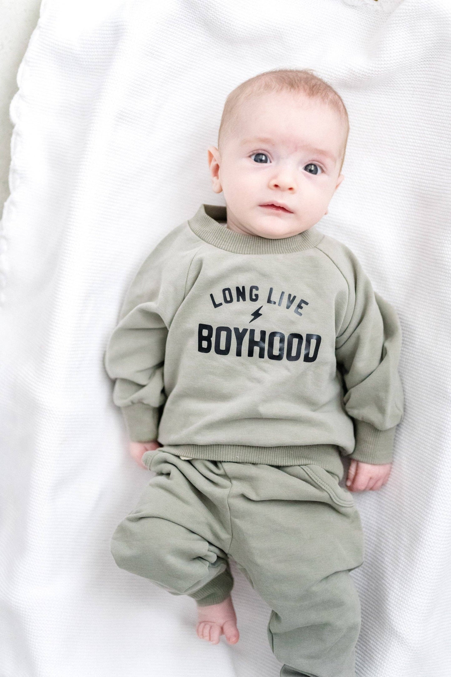 Tiny toes Baby Co - Long Live Boyhood organic lounge set