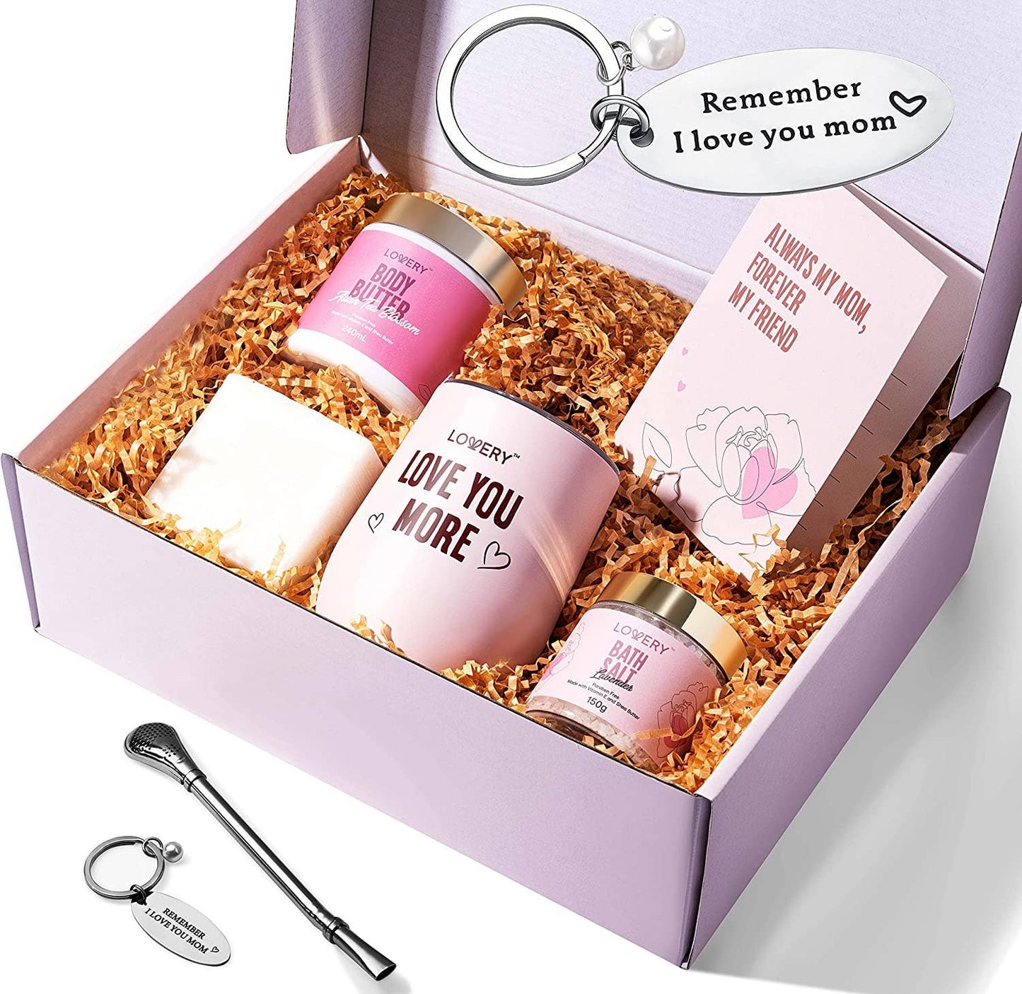 Lovery - Mothers Day Gifts for Mom, Mother's Day Cards with Spa Body