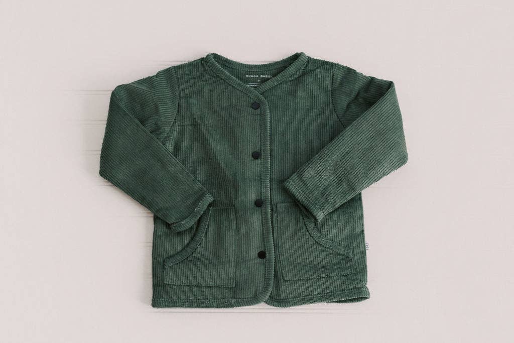 HUGGA BABIES - Evergreen Corduroy Jacket
