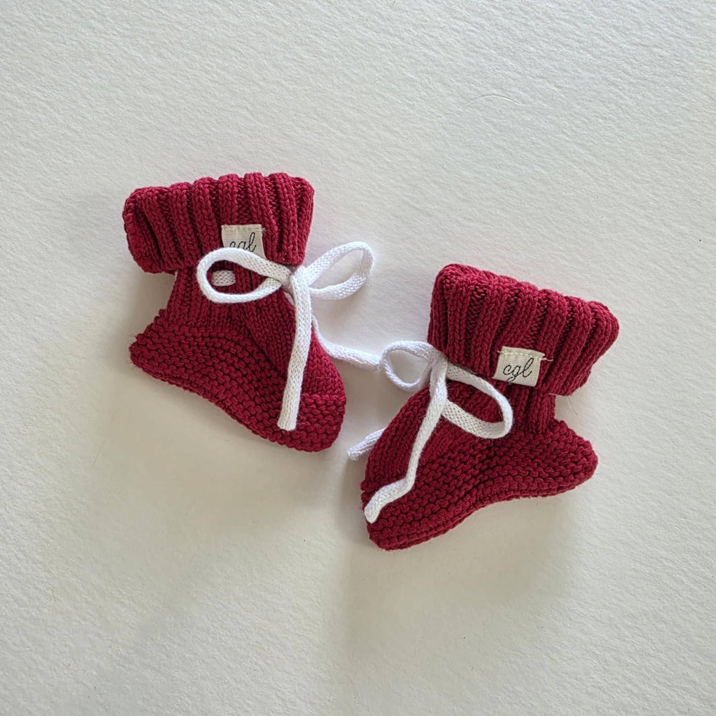 CG Lane Co - BABY BOOTIES - RED