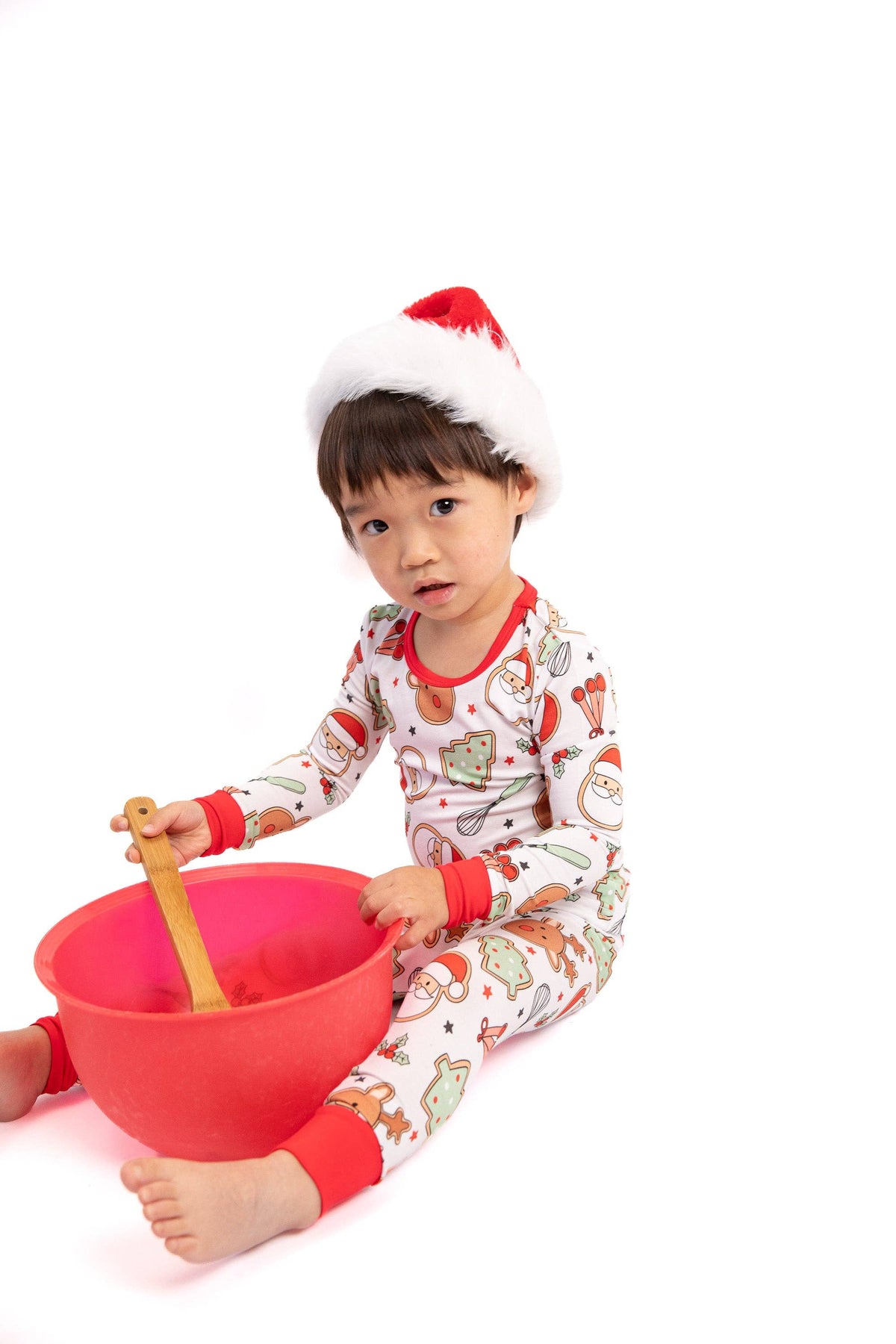 Tiny toes Baby Co - Christmas Cookies Bamboo Toddler 2 Piece Set