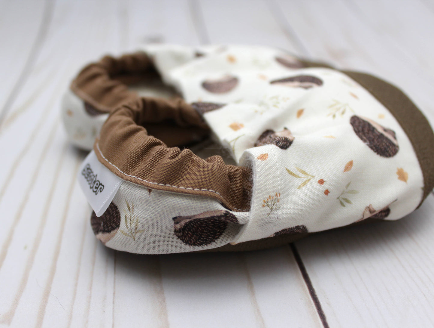 Scooter Booties - Hedgehogs Baby Shoes: 2 Toddler