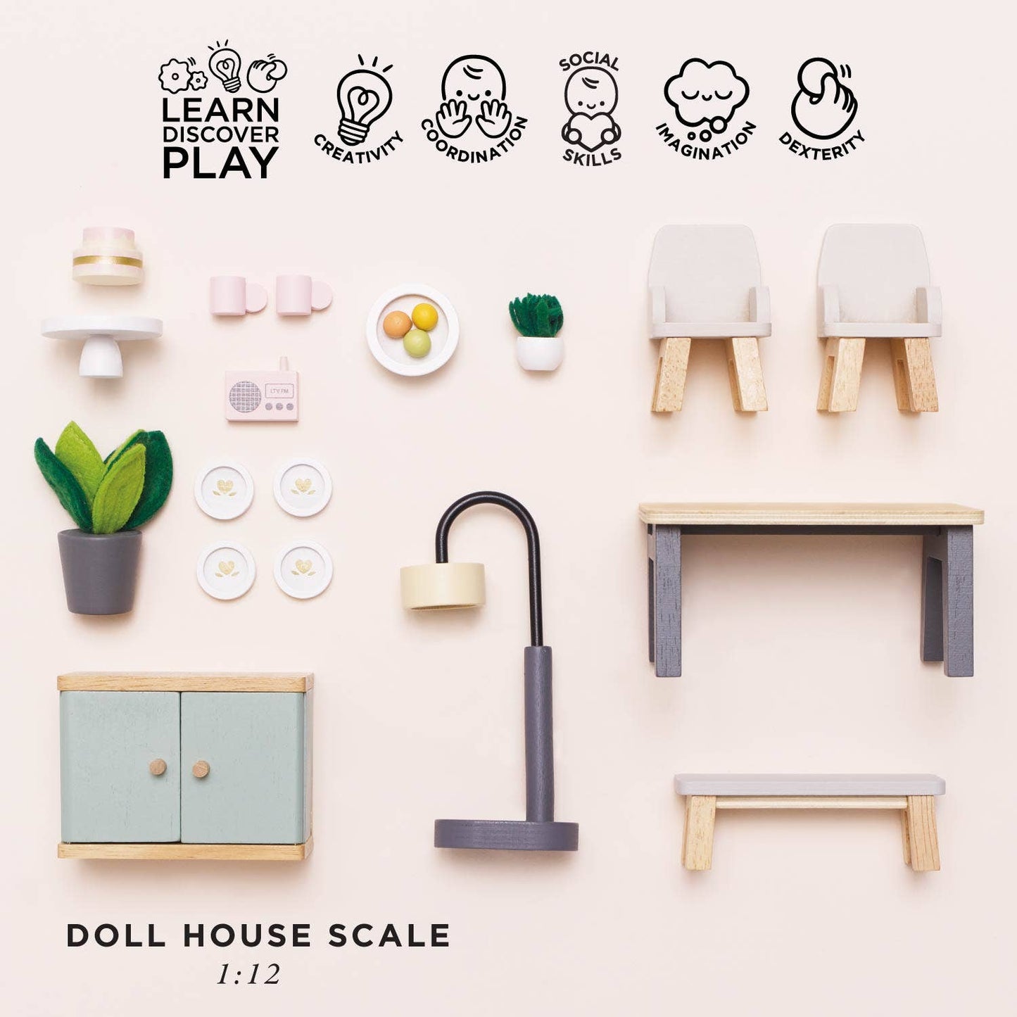 Le Toy Van, Inc. - Wooden Dolls House Dining Room