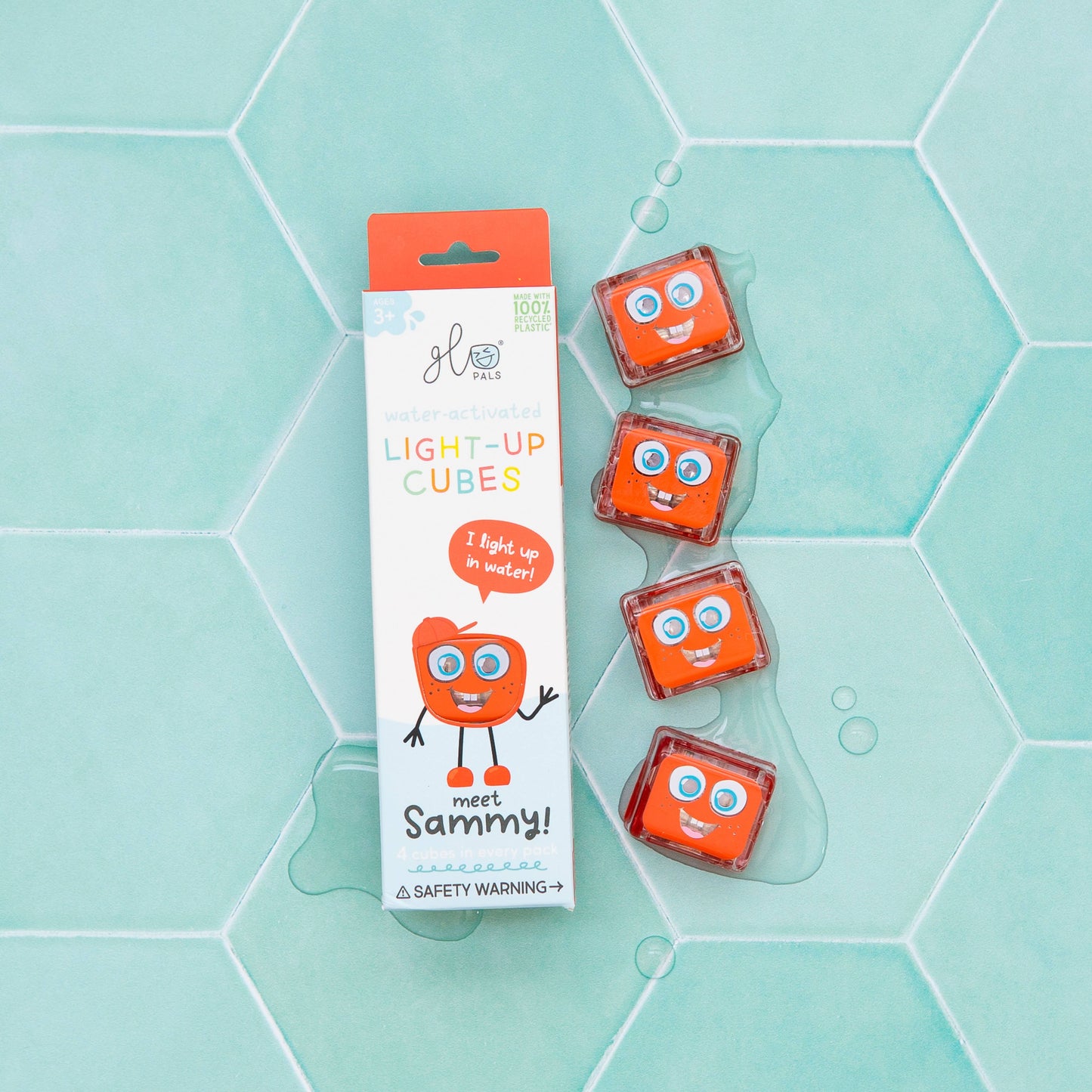 Glo Pals - Glo Pals Sammy Light-Up Cubes