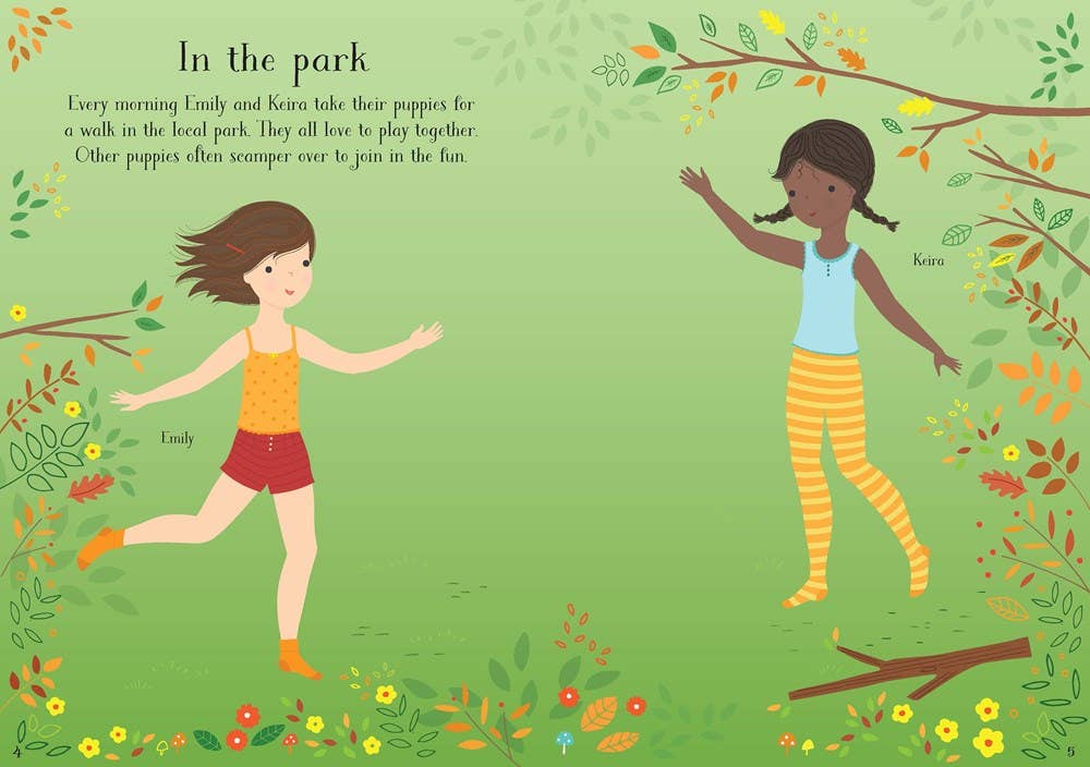 HarperCollins - Little Sticker Dolly Dressing Puppies : Usborne