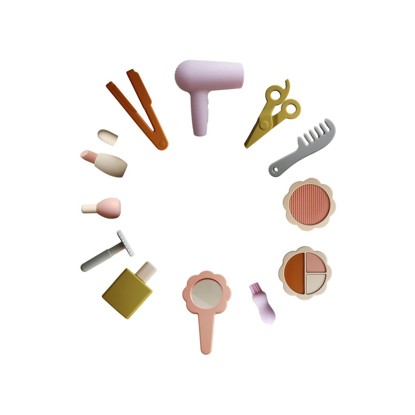 Marlowe & Co - Silicone Hair and Makeup Play Set