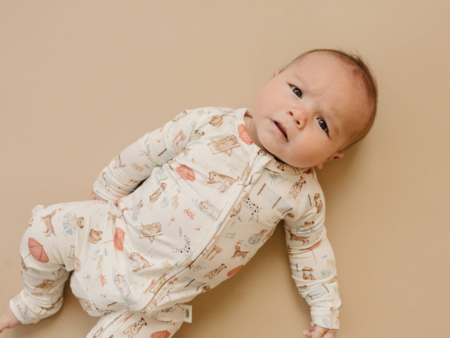 Little Joy Co. - Beach Pawty Bamboo Zippy Pajamas