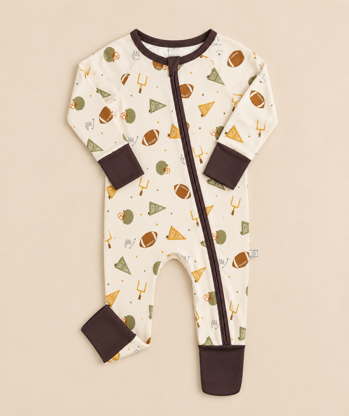 The Honey and Bro Co. - Vintage Football Zinza™ Convertible Zippy Pajama