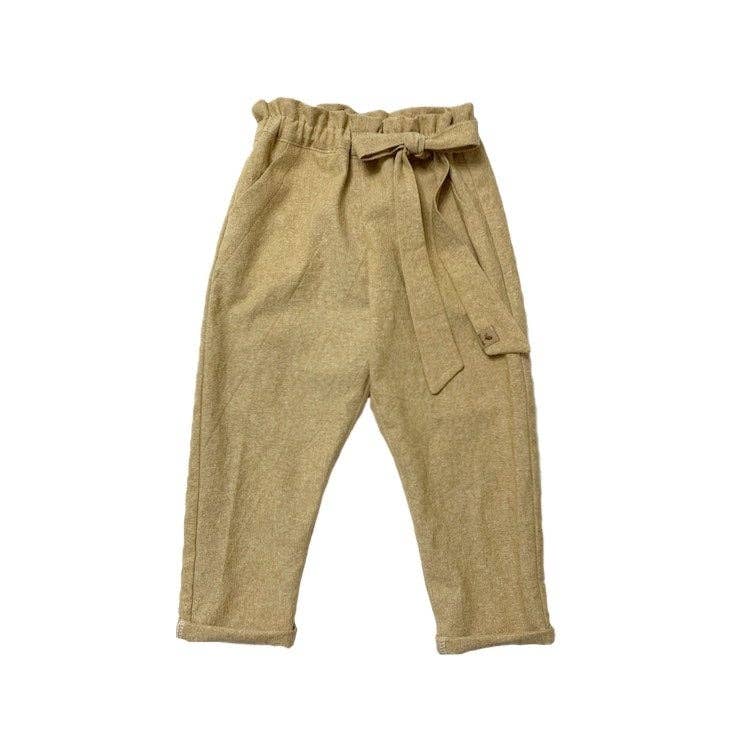 Tate & Adele - Paper bag waist Pant with tie