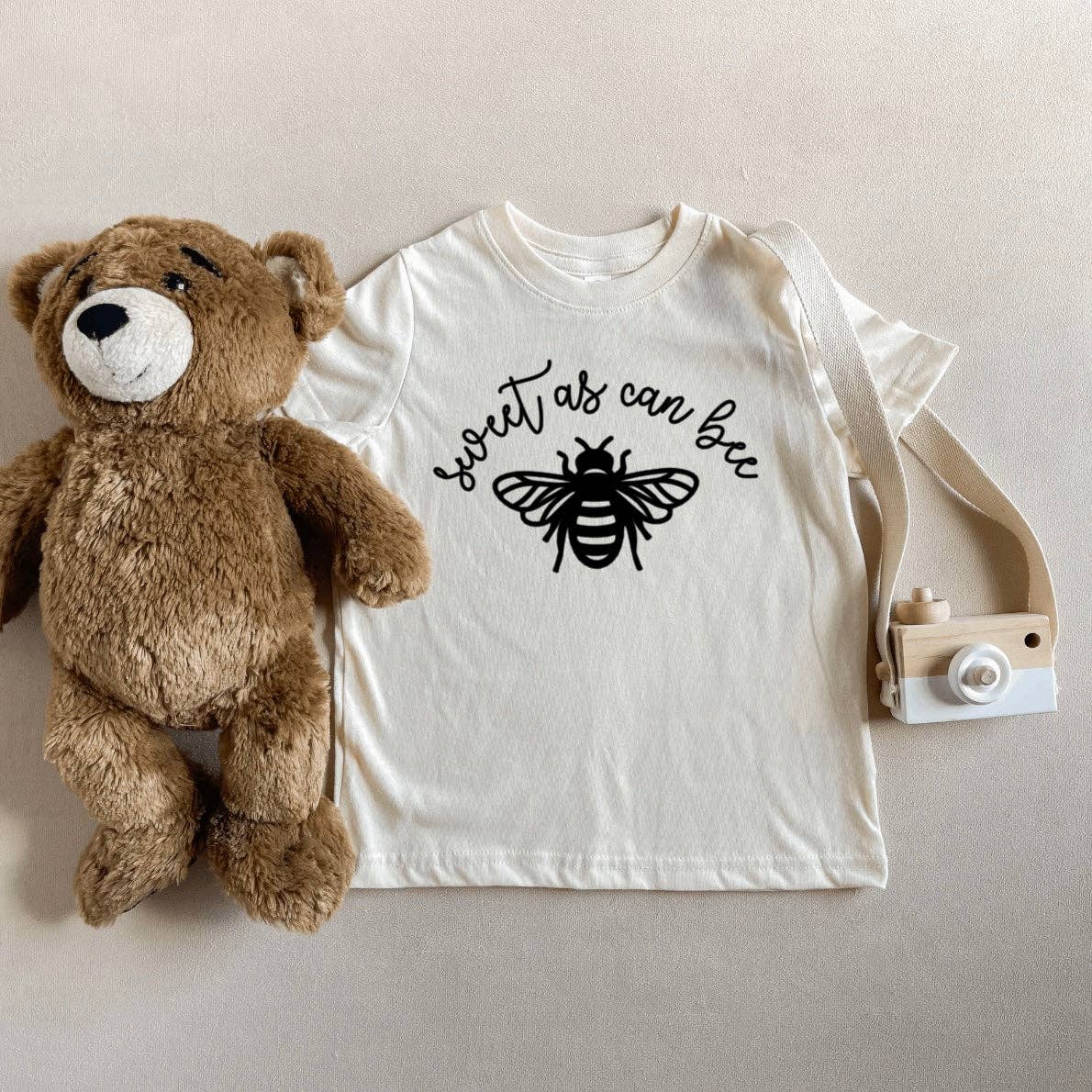 Wildflowers + Cotton - Sweet As Can Bee: Short Sleeve Onesie