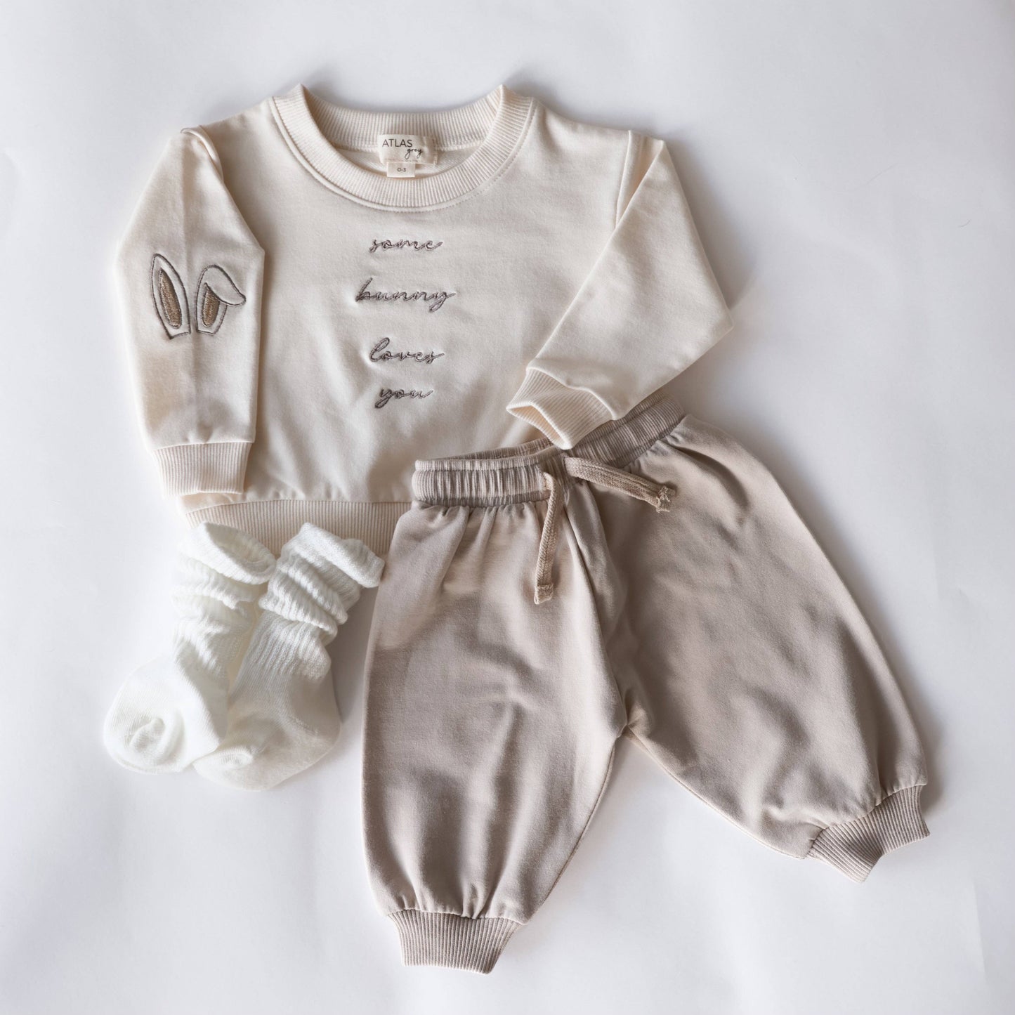 Atlas Grey - Lightweight Oversized Sweatpant