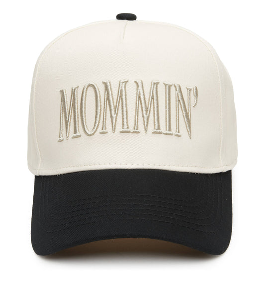 Funky Junque - Two Tone Cap -  Mommin' - Black/Beige
