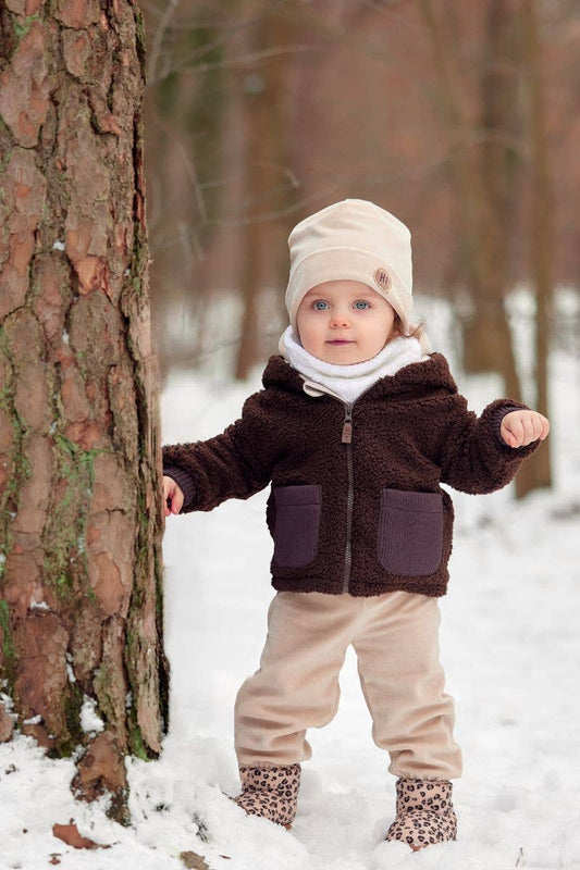 Ander - LEO KIDS JACKET Teddy bear 12 - 18m and 18 - 24m - Citrus Sky Boutique