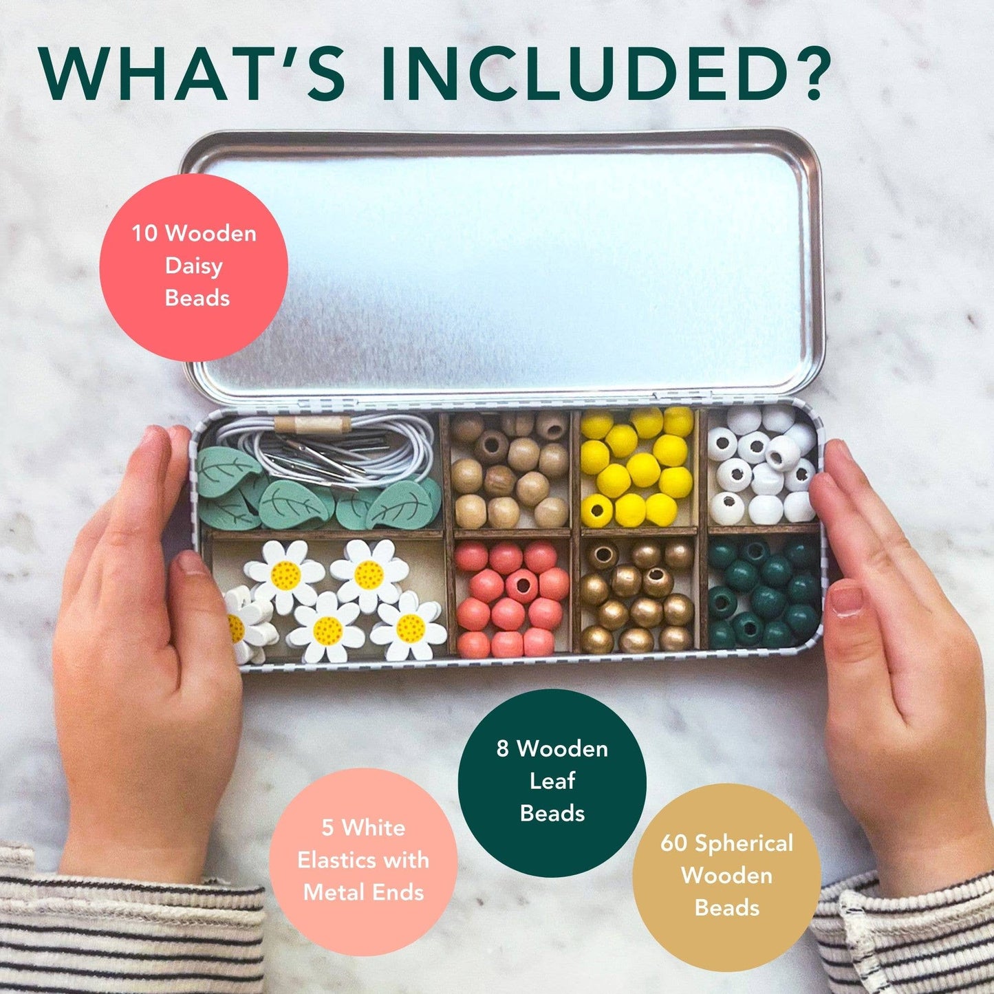 Cotton Twist - Daisy Bracelet Bead Kit