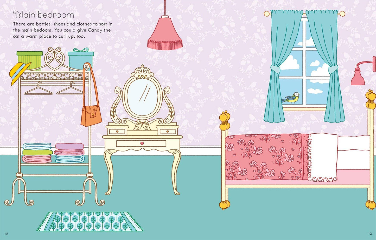 HarperCollins - First Sticker Book Dollhouse : Usborne