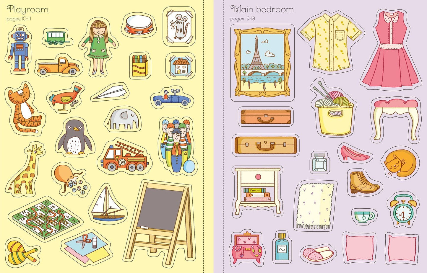 HarperCollins - First Sticker Book Dollhouse : Usborne