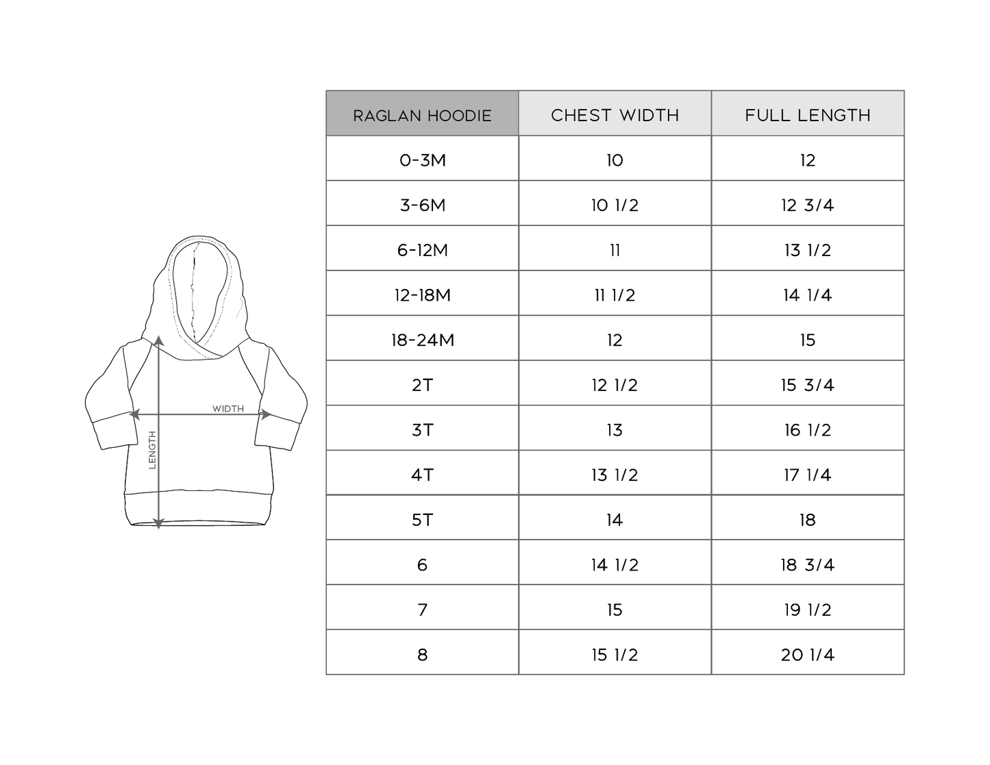 babysprouts clothing company - Raglan Hoodie