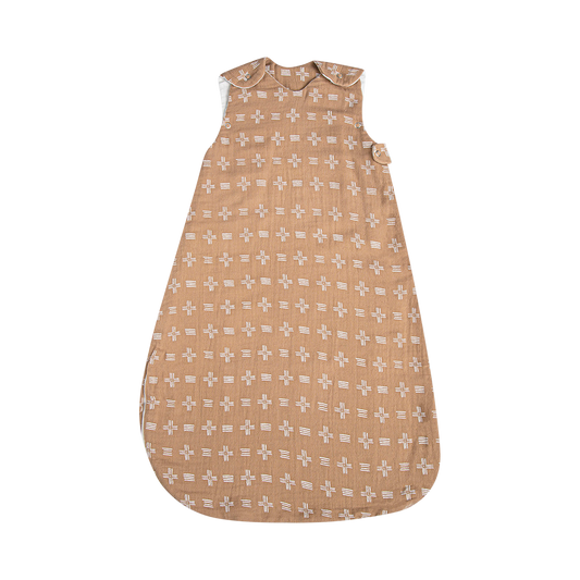 Crane Baby - Ezra Wearable Blanket 0-9Mo. (Muslin Copper Dash)