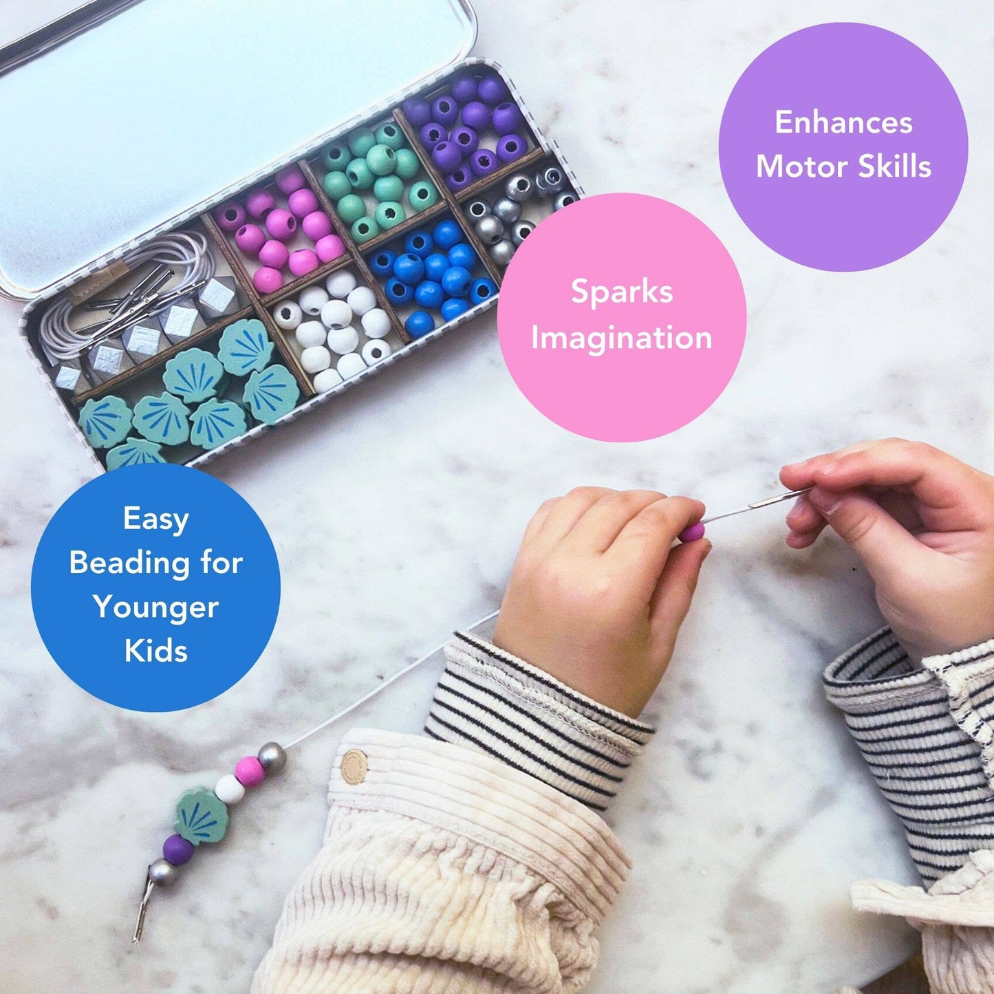 Cotton Twist - Mermaid Bracelet Bead Kit