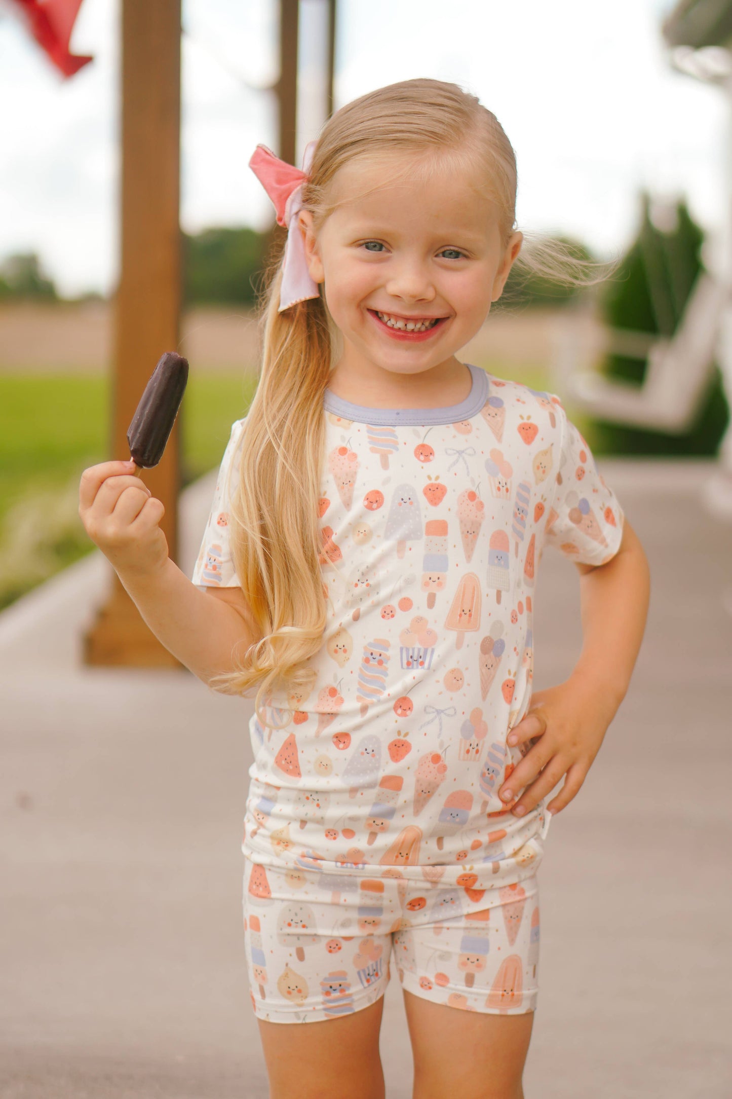 Little Joy Co. - Sweet Summertime 2pc Bamboo Pajamas