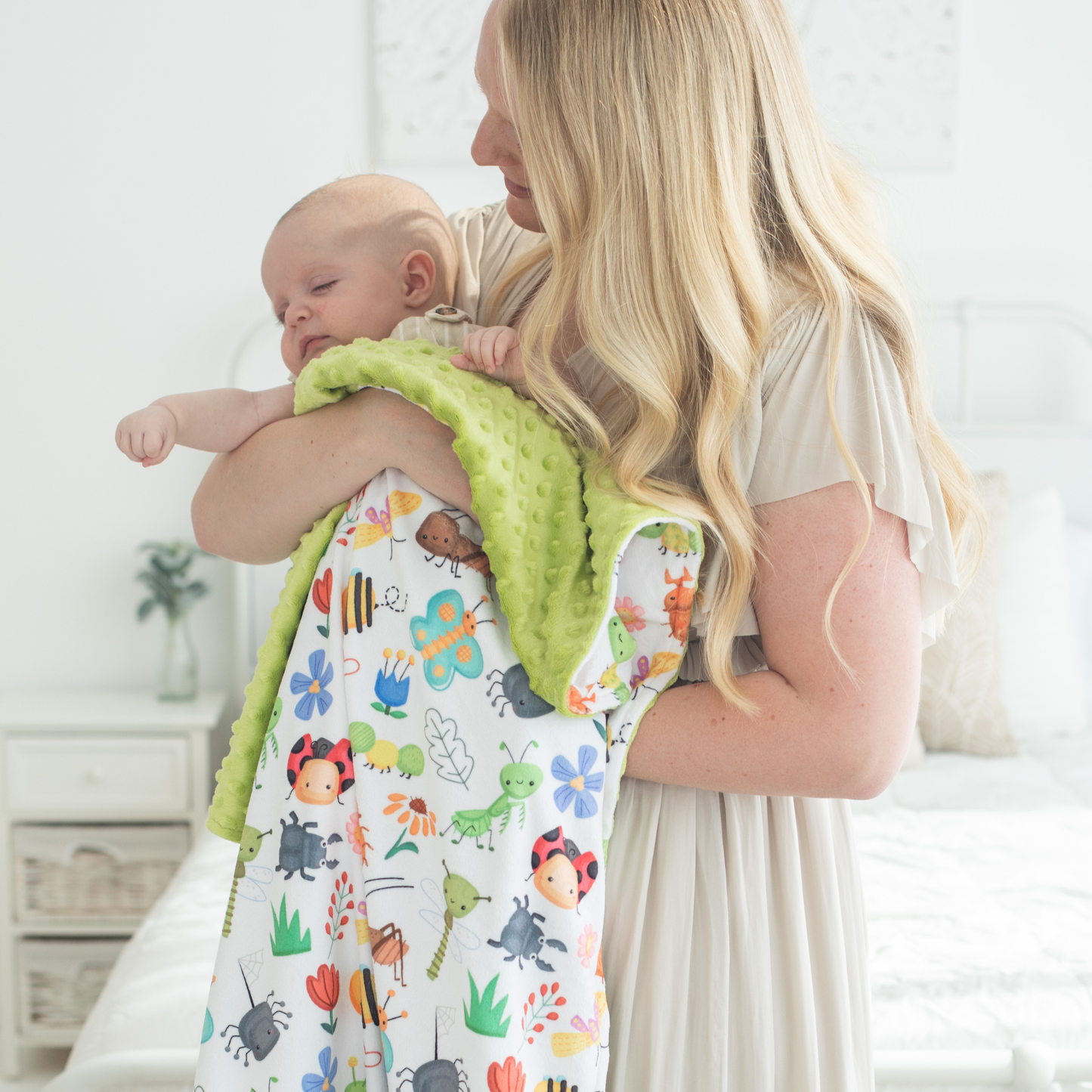Honey Lemonade - NEW - Baby & Toddler Minky Blanket - Bug Buddies