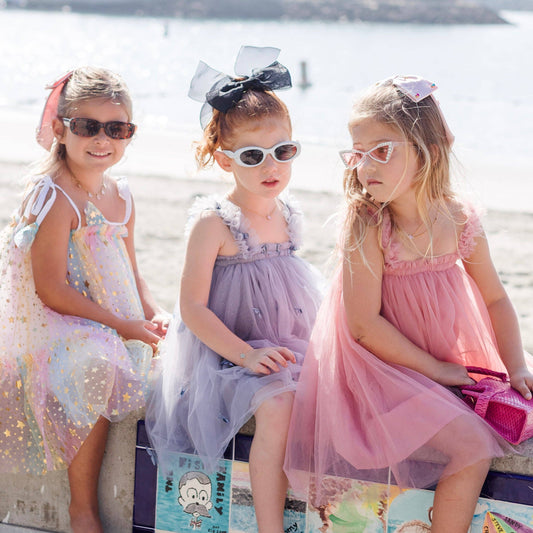 Morgan Mae Kids - Dress || Blush Tulle Ruffle Dress