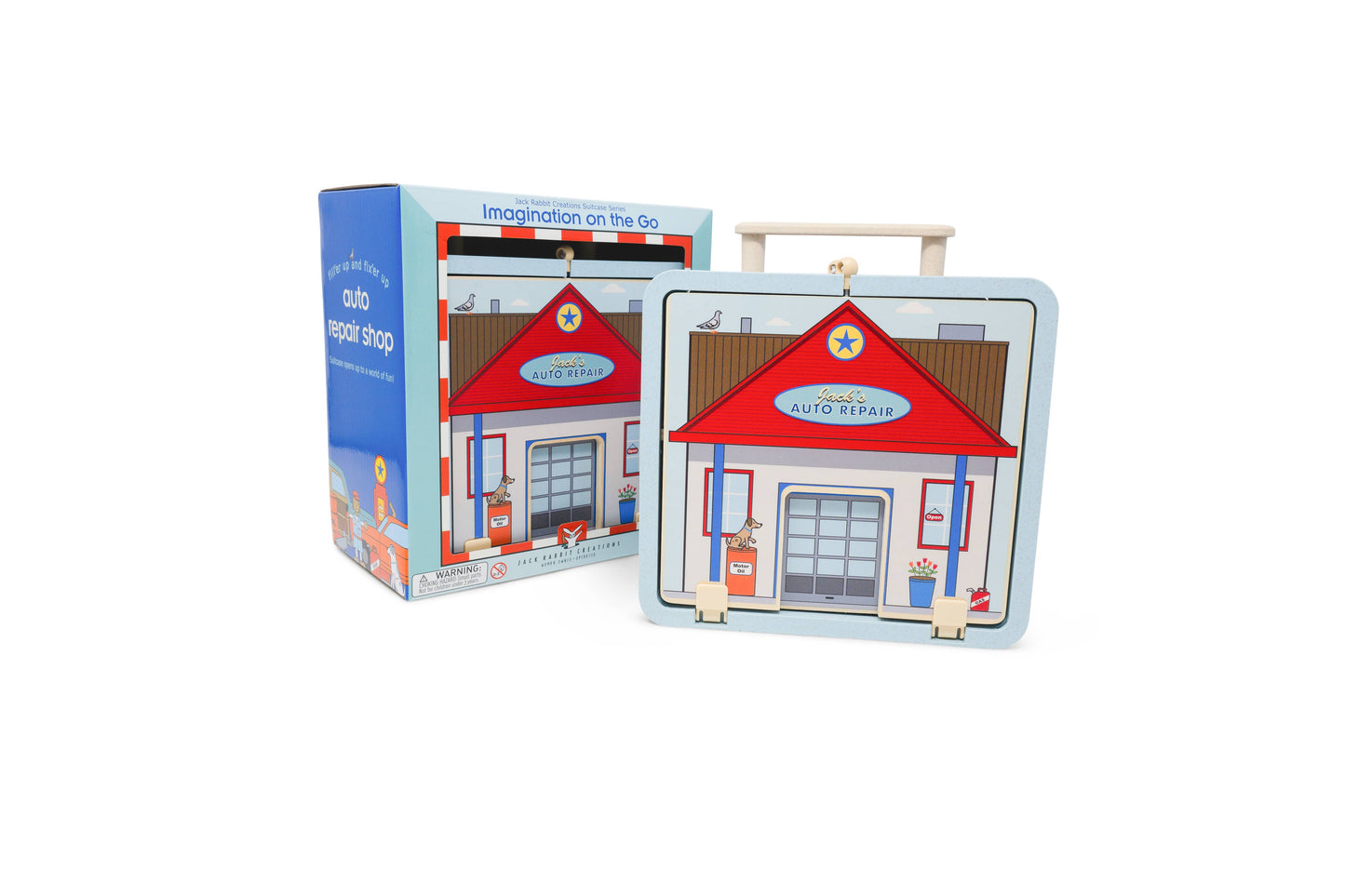 Jack Rabbit Creations - Suitcase Series: Auto Repair Shop