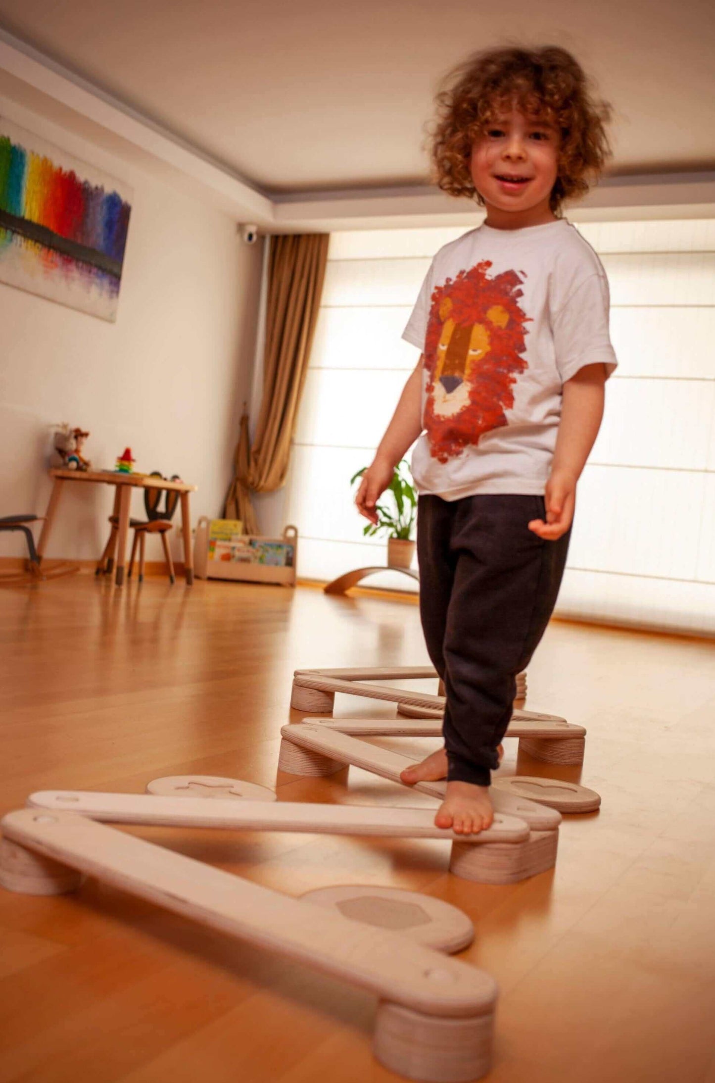 Montessori Balance Beam and Stepping Stones Set - online purchase only