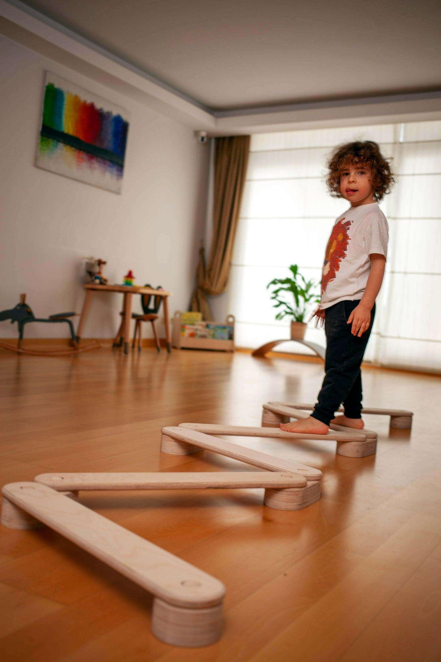 Montessori Balance Beam and Stepping Stones Set - online purchase only