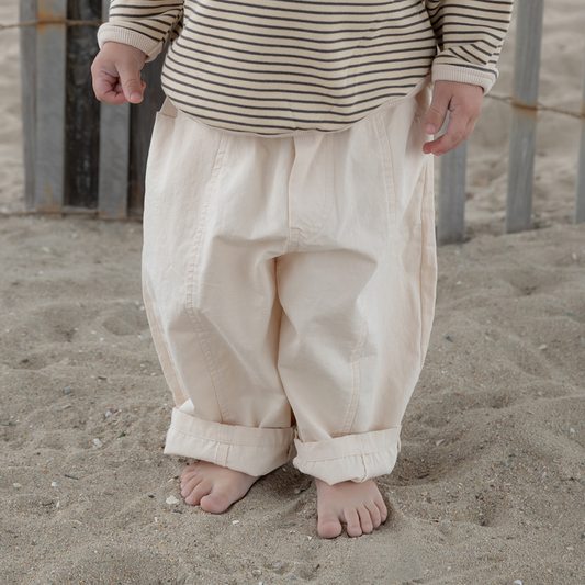 Rivi & Kin - Barrel Trousers - Coastal Khaki